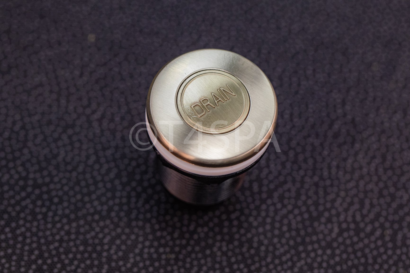 Push Button Brush Nickel – Drain