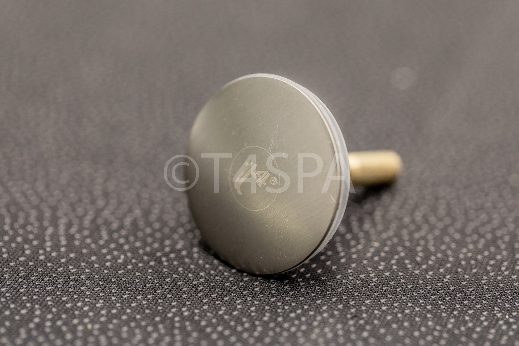 Overflow – Outside – Drain Cap Stopper Brush Nickel