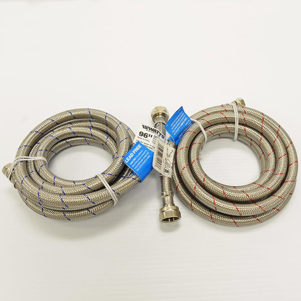 8″ Stainless Steel Hot Cold water hose